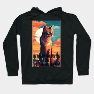 Meow-ments in the Sunset Hoodie